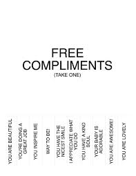 compliments